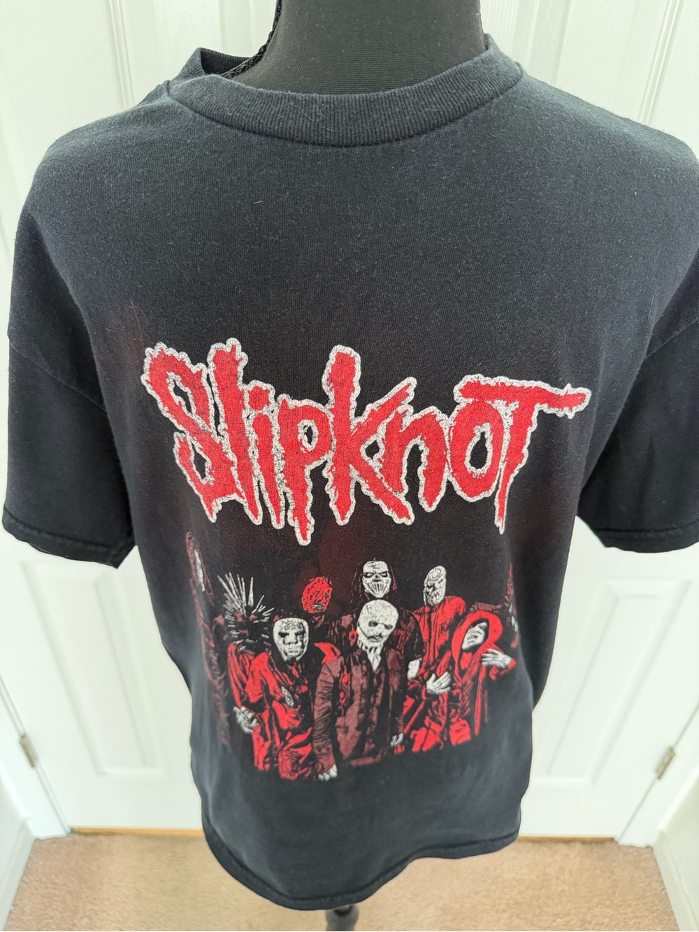 Slipknot Knotfest Roadshow Tour - Fall 2022. Black Graphic Tee. Size medium